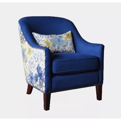 Brooks Furniture - Blue Fabric And Floral Print